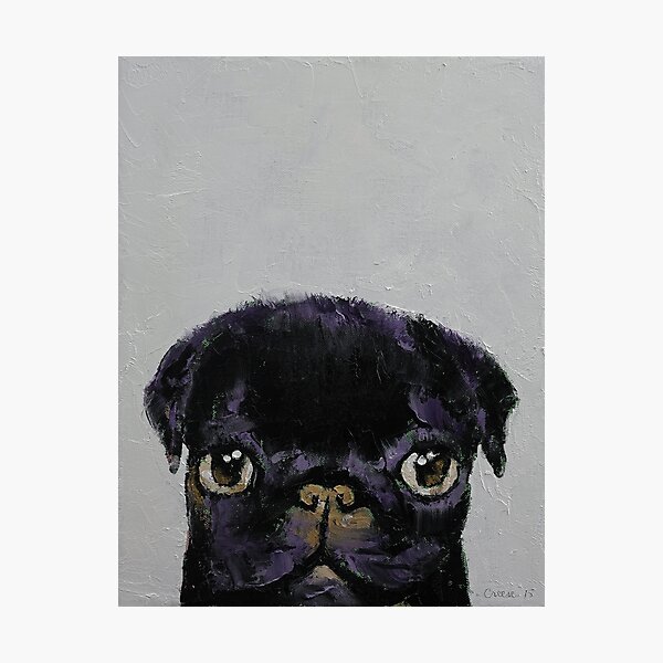 Item preview, Black Pug designed and sold by Michael Creese.