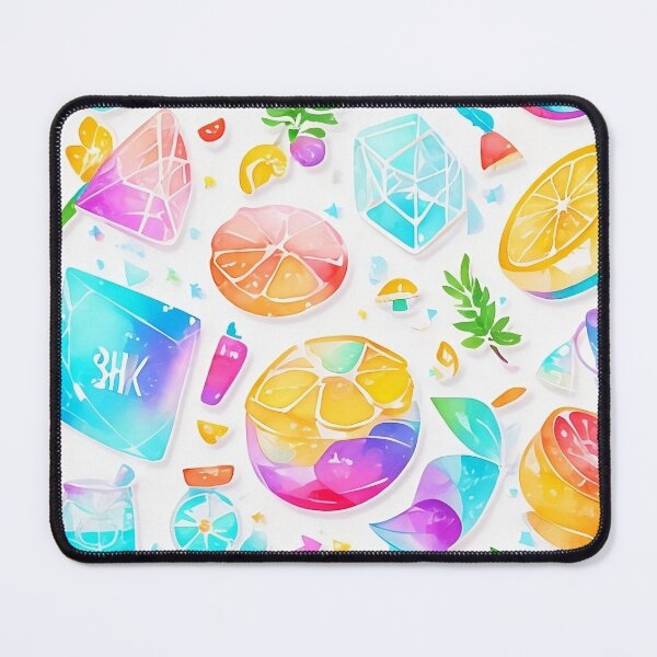 Item preview, Abstract Colorful orange pieces summer element seamless pattern designed and sold by Jayjaynaenae.