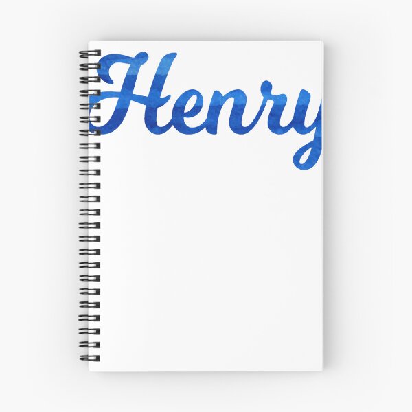Item preview, Henry boys name blue watercolor design designed and sold by aza-ruserhart.