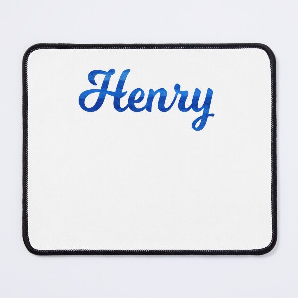 Item preview, Henry boys name blue watercolor design designed and sold by aza-ruserhart.
