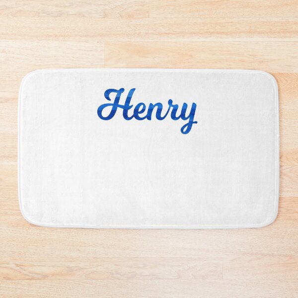 Item preview, Henry boys name blue watercolor design designed and sold by aza-ruserhart.