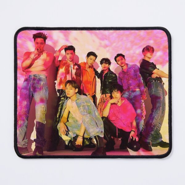 Item preview, EXO Cream Soda poster members pink kpop boy group exol we are one  designed and sold by Kpop-Noona.