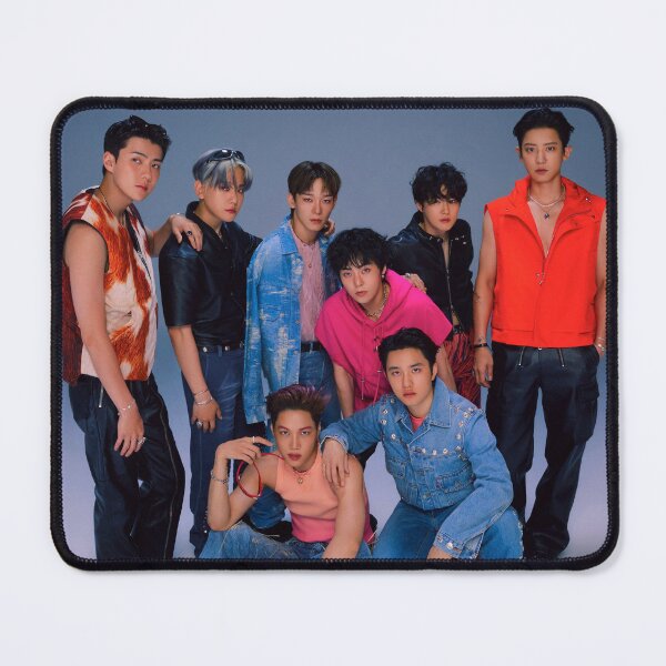 Item preview, EXO cream soda comeback kpop boy group poster  designed and sold by Kpop-Noona.