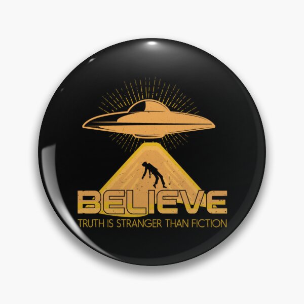 Item preview, aliens believe truth stranger than fiction ufo band vintage designed and sold by MeandVResin.