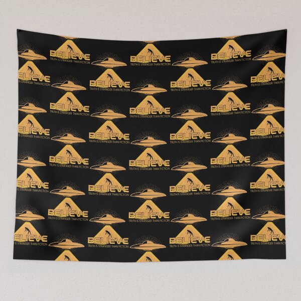 Item preview, aliens believe truth stranger than fiction ufo band vintage designed and sold by MeandVResin.