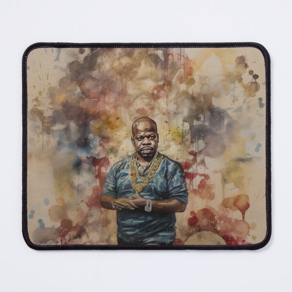 Item preview, Too $hort Vintage Color Watercolor Portrait - Artistic Tribute to the Rap Legend designed and sold by Retro-ArtDeco.