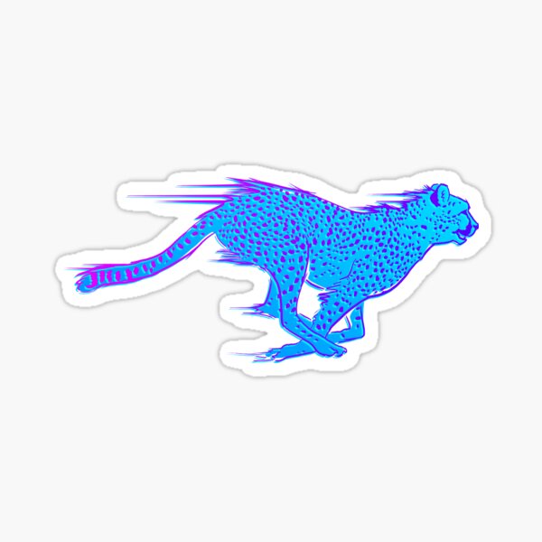 Vista previa del artículo con la obra «OUTRUN CHEETAH», diseñado y vendido por jfells.