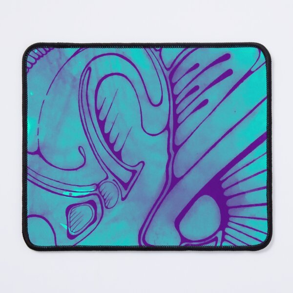 Item preview, Alien Skeleton Aqua Spaceship Unicorn Graphic  designed and sold by MeandVResin.