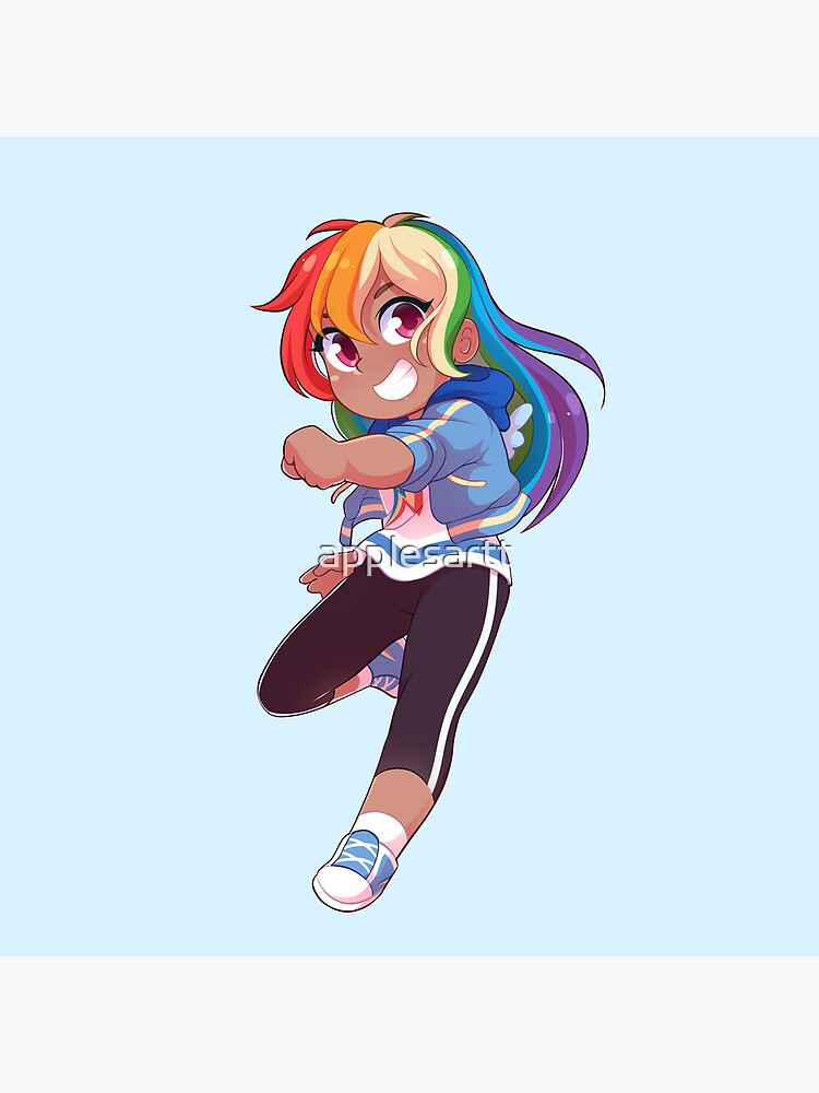 Women's My Little Pony Rainbow Dash Follow Your Own Rainbow T-shirt : Target