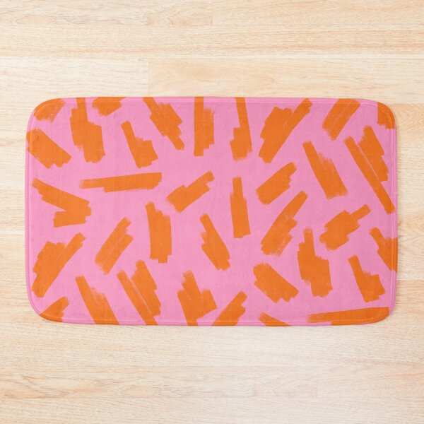 Item preview, Abstract, Orange on Pink, Scribble Print  designed and sold by OneThreeSix.