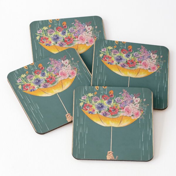 Item preview, Umbrella No Rain No Flowers Retro designed and sold by christopherhig.