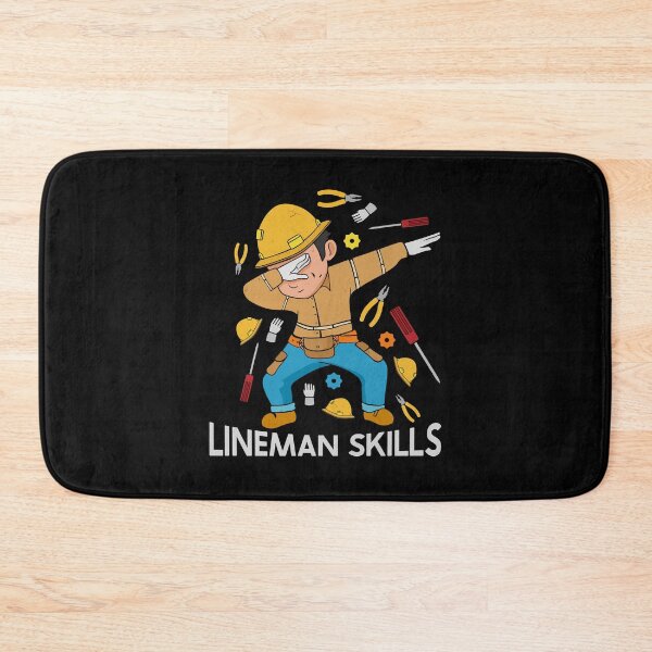 Item preview, Dabbing Lineman Skills Gift Father Men Lineman designed and sold by DSWShirts.