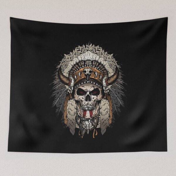 Item preview, Skull apache  designed and sold by TirrellColister.