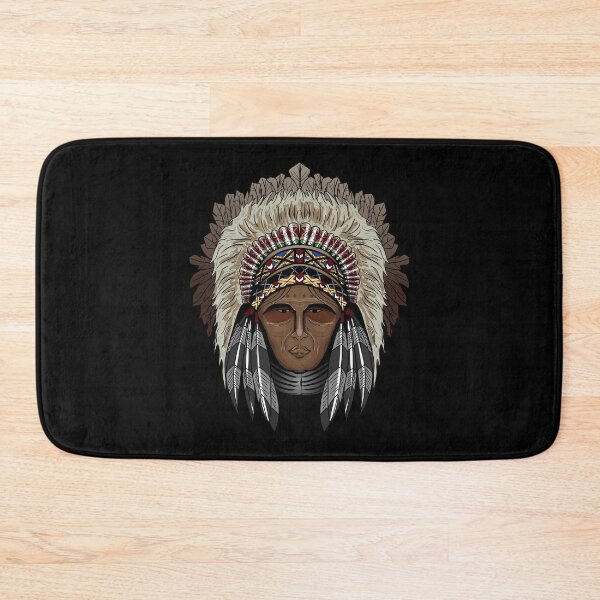 Item preview, native american person with headdress designed and sold by TirrellColister.