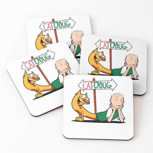 Item preview, Catdoug Funny Cat 90&39;s Cartoon Mashup designed and sold by DGRClothesArt.