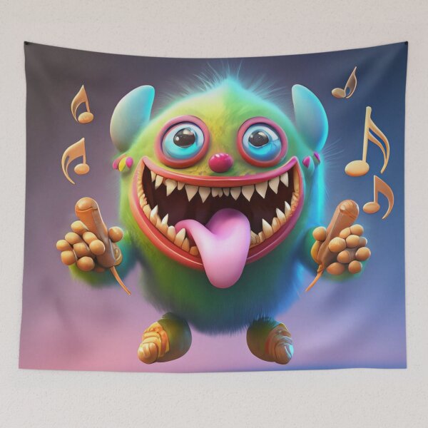 Item preview, little music monster designed and sold by jsebouvi.