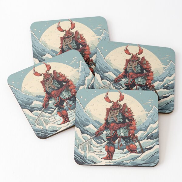 Item preview, Lobster Samurai in Winter Solitude designed and sold by Felix Tanner.