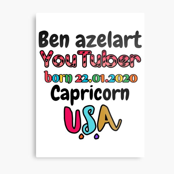 Item preview, Ben Azelart youtuber designed and sold by TonyDegenhardt.