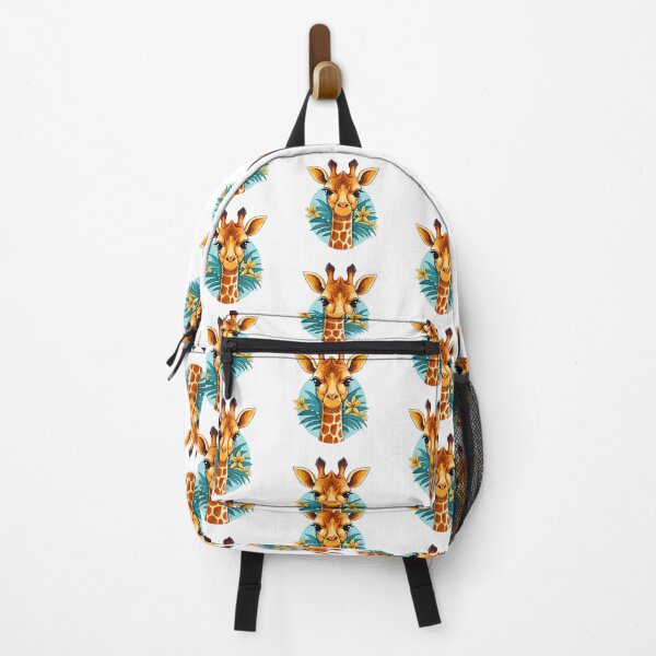 Item preview, Cute Cartoon Giraffe with flowers designed and sold by NBazilenco.