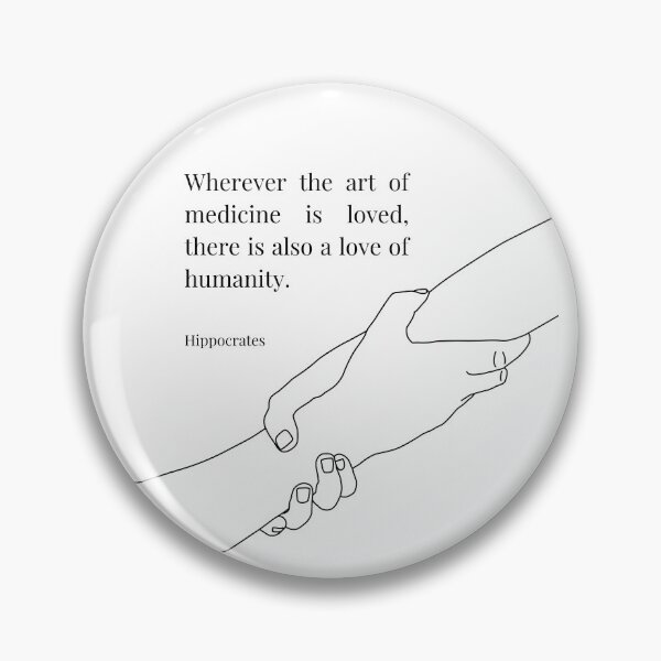 Item preview, Hippocrates Medicine Quote designed and sold by GardenistaShop.