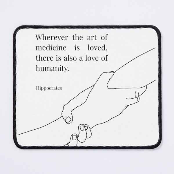 Item preview, Hippocrates Medicine Quote designed and sold by GardenistaShop.