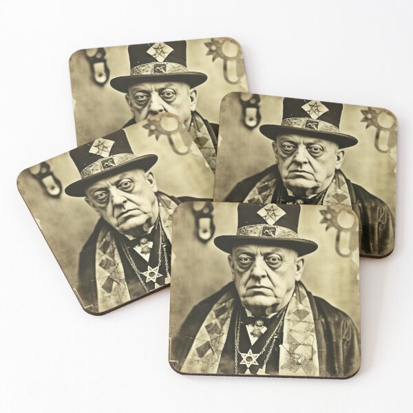 Item preview, Aleister Crowley designed and sold by Hugo Bloke.