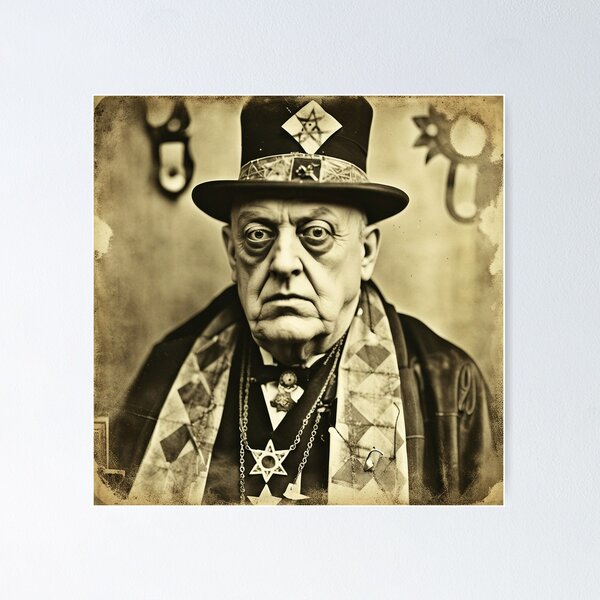 Item preview, Aleister Crowley designed and sold by Hugo Bloke.