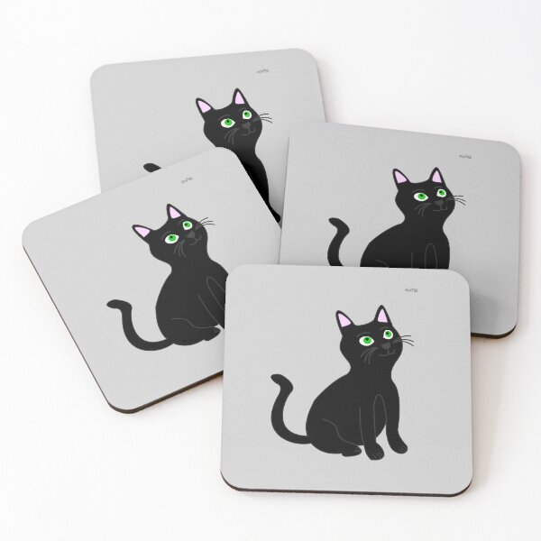 Item preview, Cute black cat designed and sold by wowitsmytshirt.