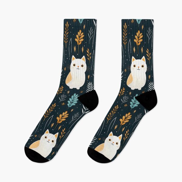 Item preview, Cute Cat Pattern (Tile Type) designed and sold by treasure-vi.