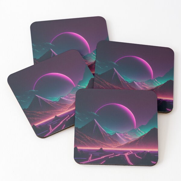 Item preview, Neon Colored Sunset designed and sold by Cybronauts.