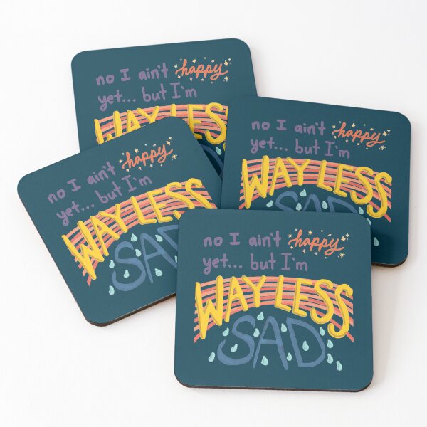 Item preview, AJR Way Less Sad Lyrics     designed and sold by xindungcham.