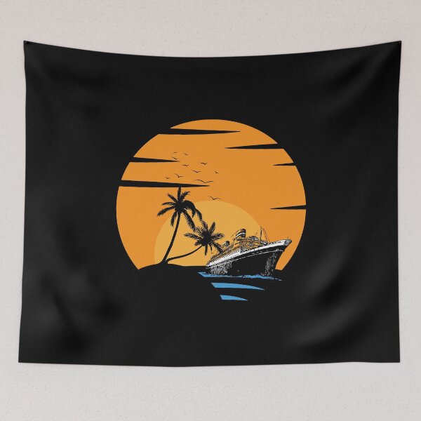 Item preview, Cruise at Sunset Past an Uninhabited Island designed and sold by Amazing-Kortez.
