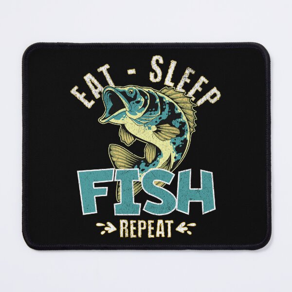 Item preview, Eat Sleep Fish Repeat designed and sold by Studio Bankai.