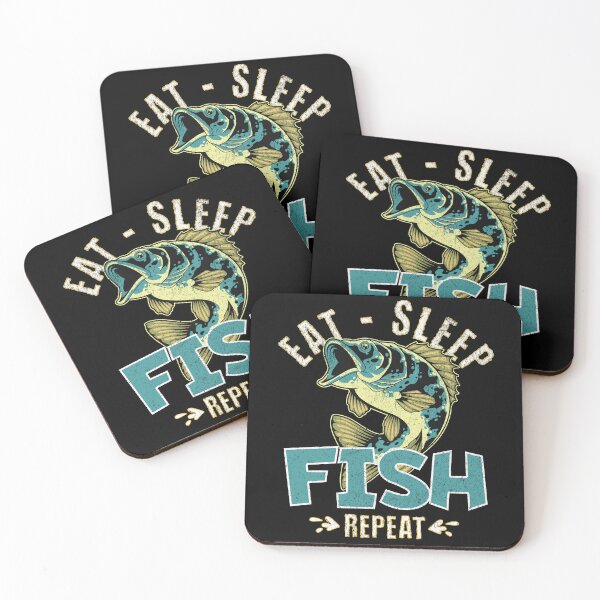 Item preview, Eat Sleep Fish Repeat designed and sold by Studio Bankai.