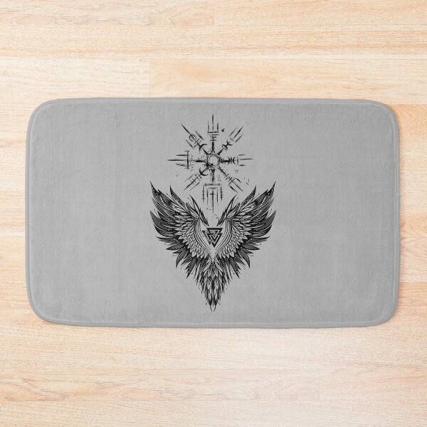 Item preview, Raven Odin Vegvisir Valknut designed and sold by Christine Krahl.