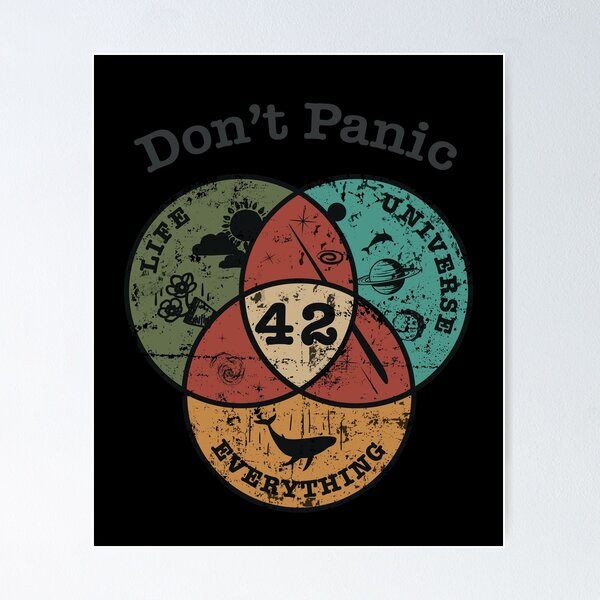 Item preview, Venn Diagram: Life, the Universe & Everything  designed and sold by FaaYaa.