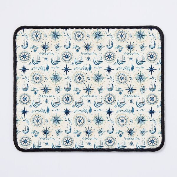Item preview, Nautical Boat Pattern designed and sold by ComerPrintCo.
