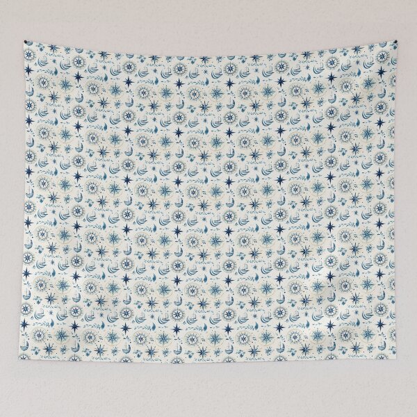 Item preview, Nautical Boat Pattern designed and sold by ComerPrintCo.