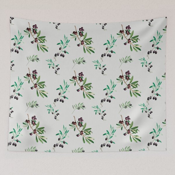 Item preview, Olives,flowers,Tuscany,Italy,Mediterranean art designed and sold by MariaMarinova.