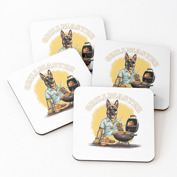 Item preview, Grillmaster - BBQ Shirt, German Shepherd love BBQ designed and sold by Anastasiia87.