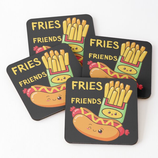 Item preview, French Fries Cartoon Friends  designed and sold by Eolithic.