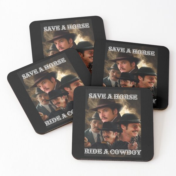 Item preview, save a horse ride a cowboy pedro pascal  designed and sold by GustMurphy.