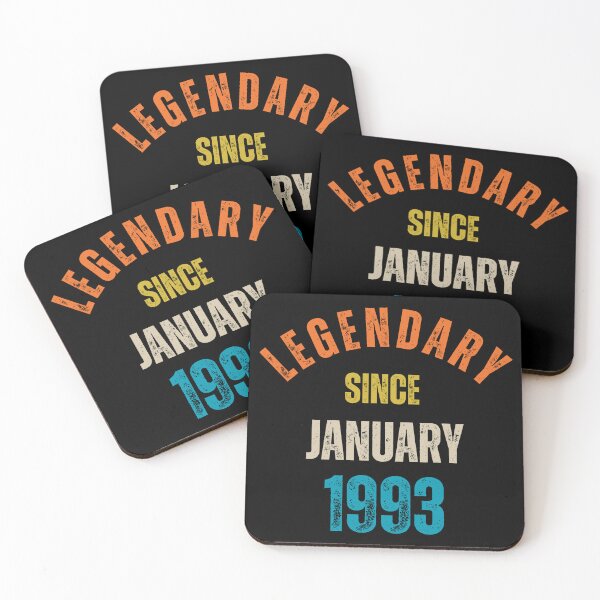 Item preview, A legend legendary since January 1993 - vintage birthday gift - birth year classic design designed and sold by Uplife-MyStore.