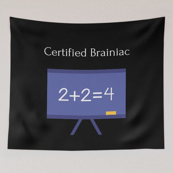 Item preview, Certified Brainiac designed and sold by Mateusz Majcherek.