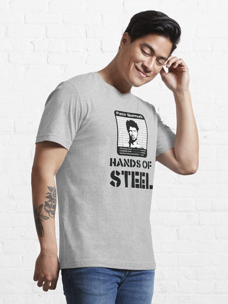 Alternate view of Paco Queruak - Hands Of Steel Essential T-Shirt