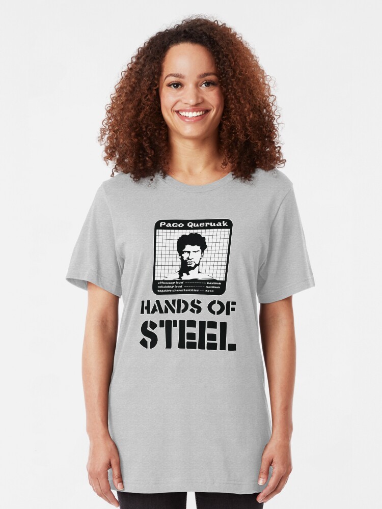 Alternate view of Paco Queruak - Hands Of Steel Slim Fit T-Shirt