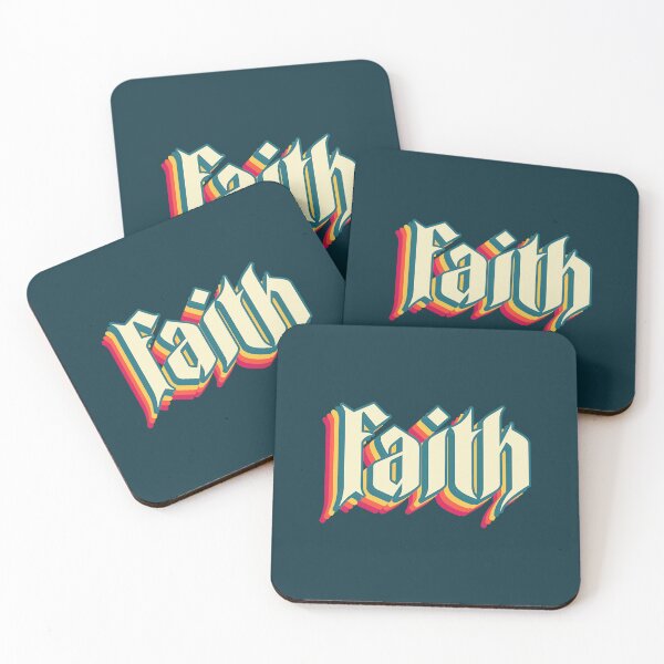 Item preview, Faith Retro Sunset Aesthetic Typography   designed and sold by Banhmivn.