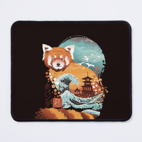 Item preview, Ukiyo e Red Panda designed and sold by CapuGrenier.