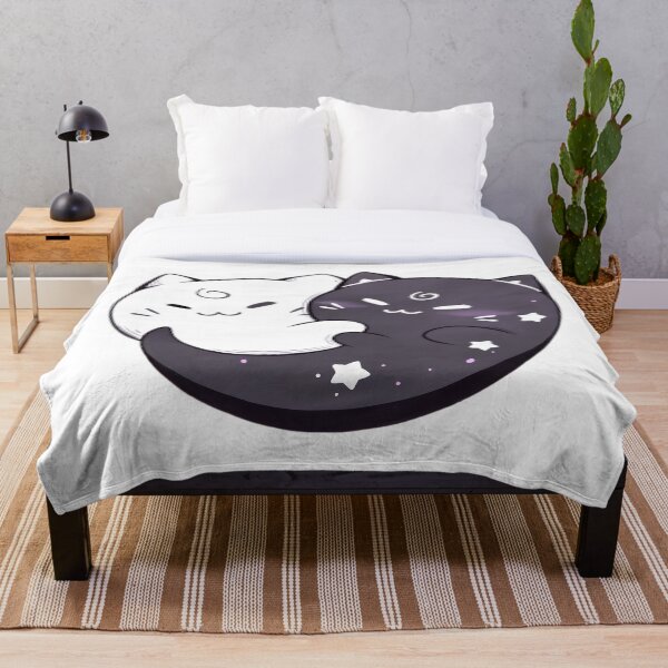 Artikelvorschau, Süße Kawaii Pastell Kitty Yin Yang entworfen und verkauft von PastelMagic.
