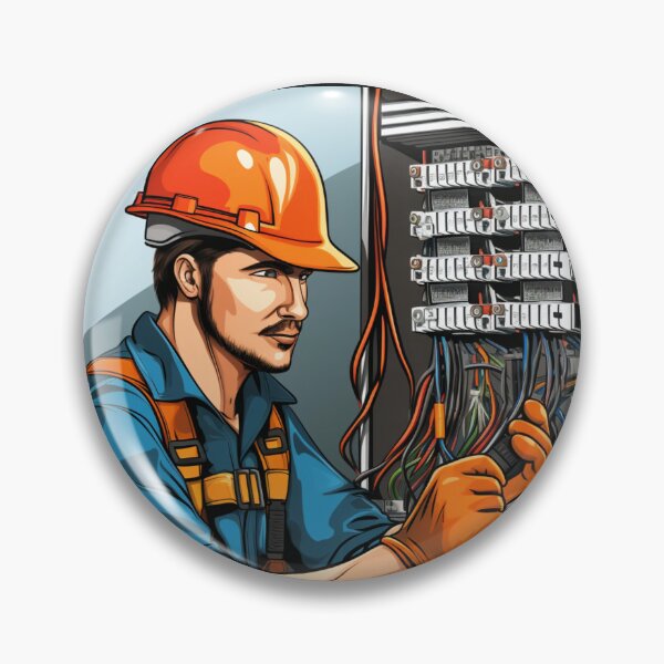 Item preview, Electrician job designed and sold by Mateusz Majcherek.